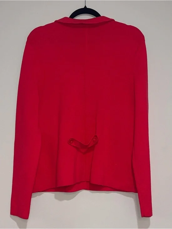 Talbots | Cardigan knit sweater blazer/jacket Women’s size L hot pink career - Picture 5 of 7